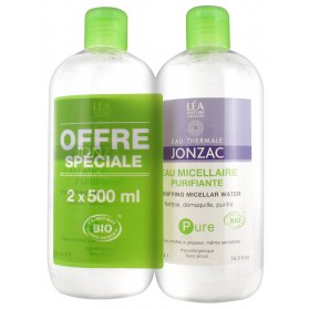Eau de Jonzac Pure Eau Micellaire Purifiante Lot de 2 x 500 ml