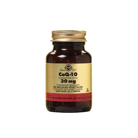 Solgar Co Q 10 30mg 30 gélules végétales