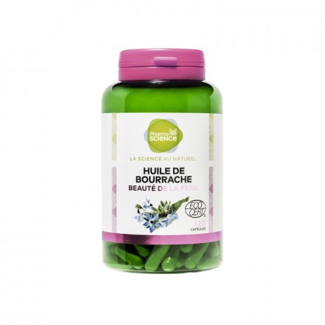 PHARMASCIENCE BOURRACHE ONAGRE 120 CAPSULES