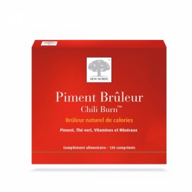 NEW NORDIC PIMENT BRULEUR CHILI BURN 120 COMPRIMES