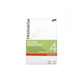 Pranarôm Oléocaps+ 4 Système Immunitaire Bio 30 Capsules