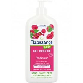 NATESSANCE KIDS BIO GEL DOUCHE FRAMBOISE 500ML