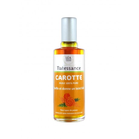 Natessance Huile Végétale Teint Hâlé Carotte 50 ml
