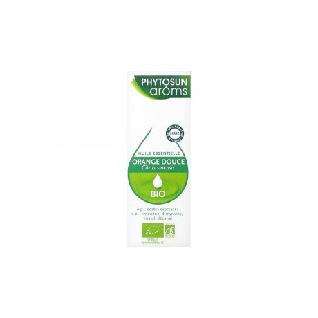 Phytosun Arôms Huile Essentielle Orange Douce (Citrus sinensis) Bio 10 ml