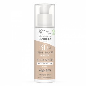 ALGA MARIS CRÈME SOLAIRE TEINTÉE IVOIRE SPF30 BIO 50ML