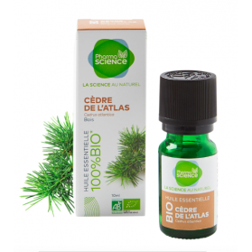 PHARMASCIENCE HUILE ESSENTIELLE CEDRE DE L'ATLAS BIO 10ml