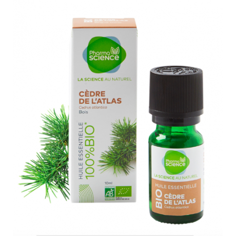 PHARMASCIENCE HUILE ESSENTIELLE CEDRE DE L'ATLAS BIO 10ml