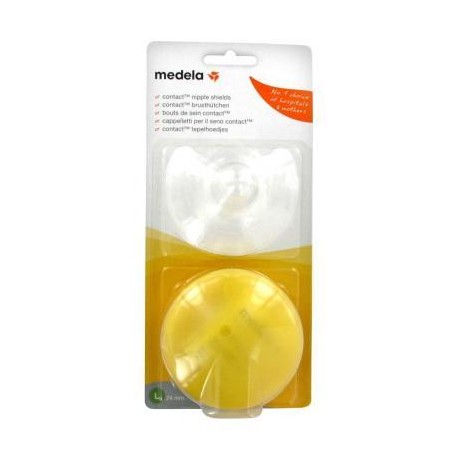 MEDELA 2 BOUTS DE SEIN CONTACT - TAILLE : L - 24 MM