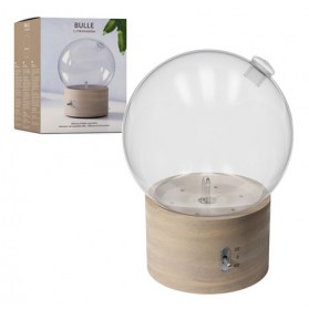 PRANAROM DIFFUSEUR BULLE BOIS/VERRE