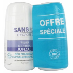 JONZAC DÉO FRAICHEUR HYPOALLERGÉNIQUE BIO LOT DE 2 X 50 ML