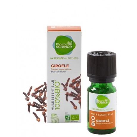 PHARMASCIENCE Huile Essentielle GIROFLE BIO 5ml