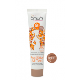 OMUM MA PROTECTION JOLI TEINT HYDRATANT VISAGE TEINTE SPF50 | 40 ML - TEINTE DORÉE