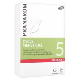 PRANARÔM OLÉOCAPS+ 5 CYCLE MENSTRUEL BIO 30 CAPSULES