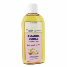 NATESSANCE HUILE D'AMANDE DOUCE 100% NATURELLE 250ML
