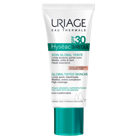 Uriage Hyséac 3-Regul Soin Global Teinté SPF 30 40 ml