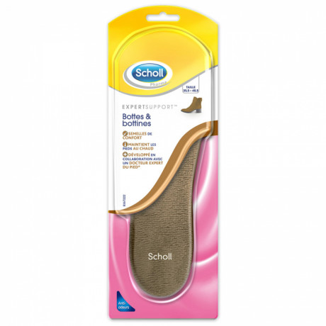 SCHOLL SEMELLES CONFORT BOTTES BOTTINES EXPERT SUPPORT POINTURE 35,5 – 40,5
