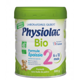 PHYSIOLAC LAIT BIO 2 FORMULE EPAISSIE 800G