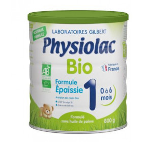 PHYSIOLAC LAIT BIO 1 FORMULE EPAISSIE 800G