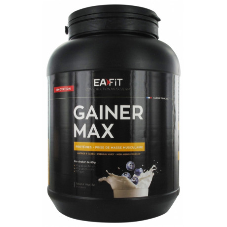 EAFIT CONSTRUCTION MUSCULAIRE GAINER MAX 1,1 KG - PARFUM : MYRTILLE