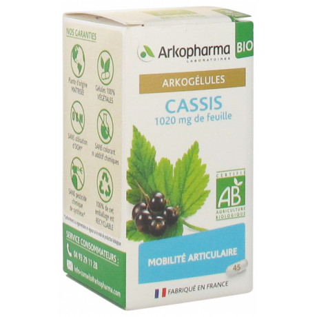 ARKOGÉLULES CASSIS BIO 45 GÉLULES