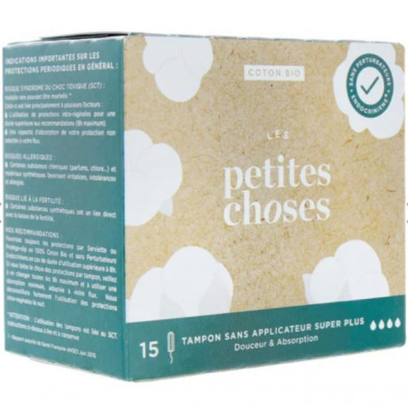 Les petites choses Tampon sans applicateur Super Plus boite de 15