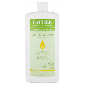 Cattier Gel Douche Thé Matcha Yuzu Bio 1 L