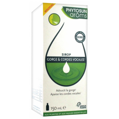 Phytosun Arôms Sirop Gorge & Cordes Vocales 150 ml