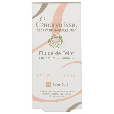 Embryolisse Secret de Maquilleurs Fluide de Teint 30 ml - Teinte : Beige Doré 03
