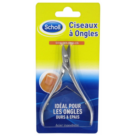 Scholl Ciseaux à Ongles Durs et Épais