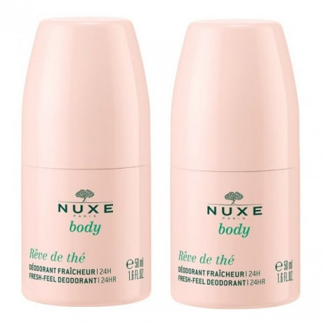 Nuxe Body Rêve de Thé Déodorants Fraîcheur 24 heures 2X50ml