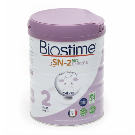 Biostime Lait Chèvre BIO 2ème Age 800 Grammes