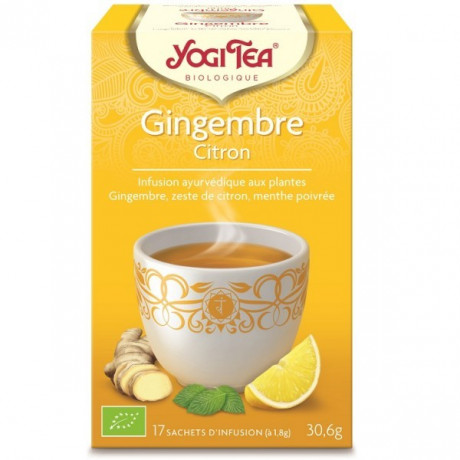 Yogi Tea Gingembre Citron 17 sachets
