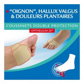 Epitact Coussinets Double Protection Hallux Valgus Taille M 1 Paire