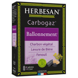 Herbesan Carbogaz 45 Gélules