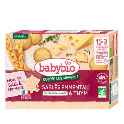 Babybio Sablés Emmental &...